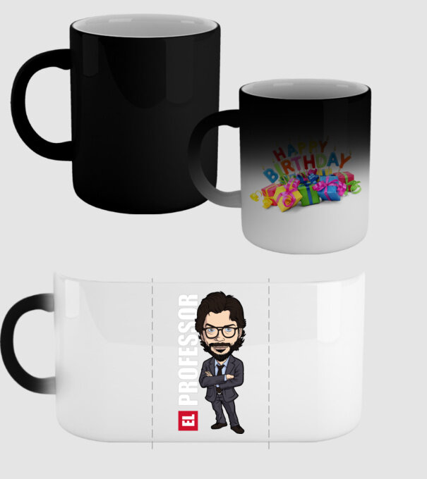 el professor drawing model negru pe tricou