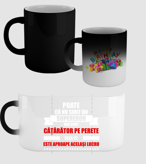 poate că nu sunt un supererou, dar sunt cățărător pe perete, ceea ce este aproape același lucru model negru pe tricou