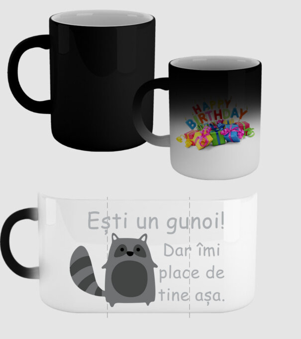 ești un gunoi! dar îmi place de tine așa model negru pe tricou