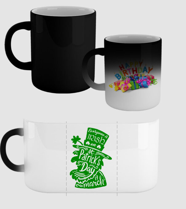 Everyone is irish leprechaun model negru pe tricou