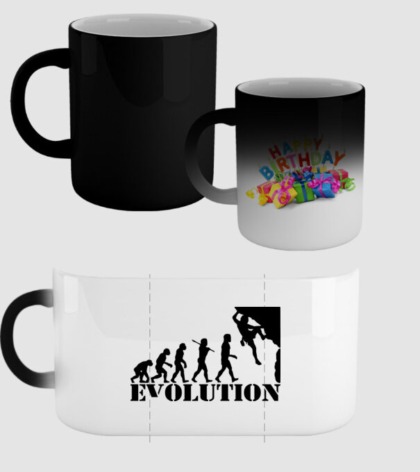 Evolution model negru pe tricou