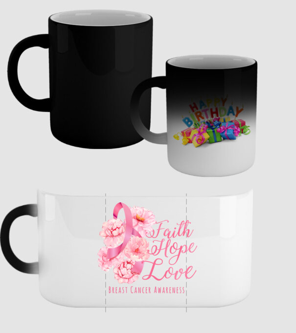 Faith hope love model negru pe tricou