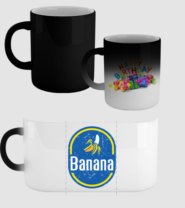 Banane carnaval model negru pe tricou
