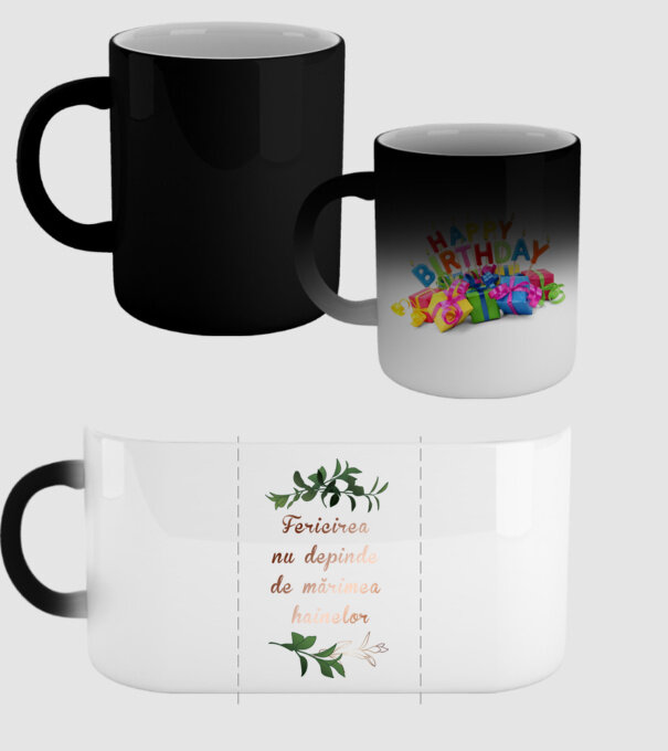 fericirea nu depinde de mărimea hainelor model negru pe tricou