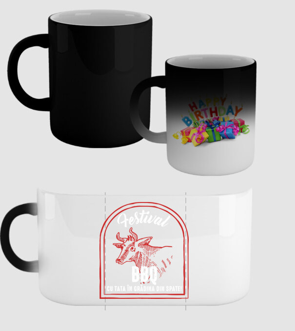 Festival BBQ - cu tata în grădina din spate! model negru pe tricou