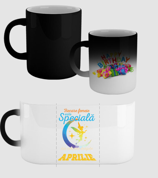 Fiecare femeie este specială, dar cele mai drăguțe sunt născute în aprilie model negru pe tricou