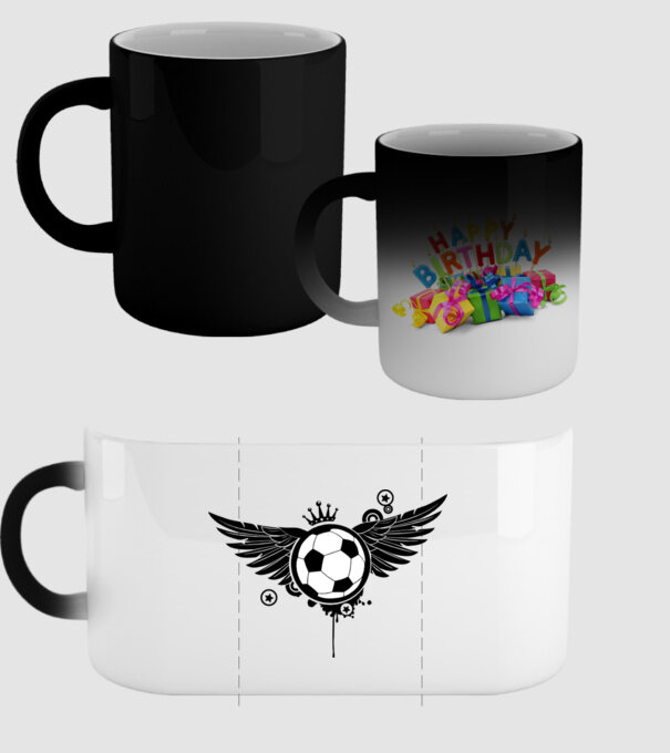 Aripă fotbal model negru pe tricou