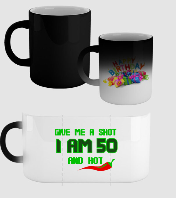 Give me a shot - 50 model negru pe tricou