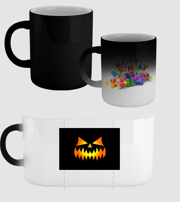 CAP DE DOVLEAC DE HALLOWEEN model negru pe tricou