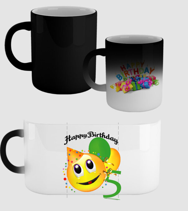 happy birthday 5th model negru pe tricou