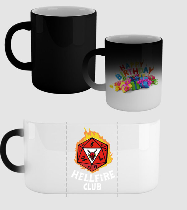 hellfire club roll dice model negru pe tricou