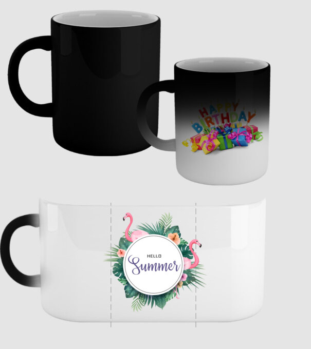 Hello summer model negru pe tricou