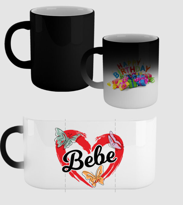 Bebe model negru pe tricou