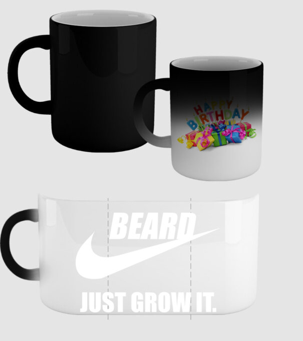 Just Grow It! model negru pe tricou