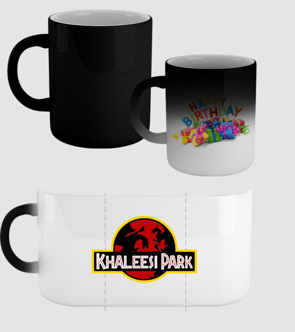 Khaleesi Park model negru pe tricou