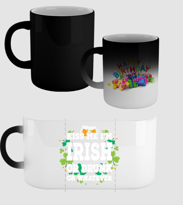 'Kiss me I''m Irish or Drunk' model negru pe tricou
