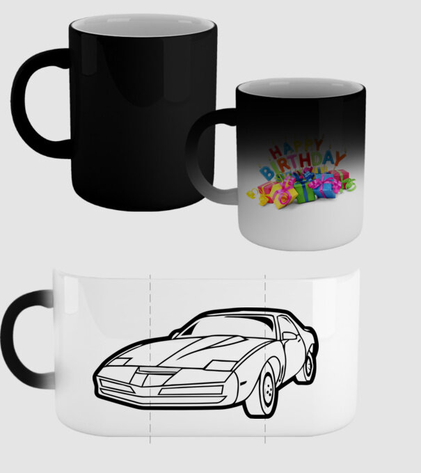 Kit model negru pe tricou