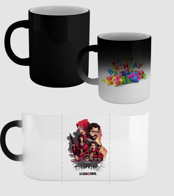 la casa de papel poster theme model negru pe tricou