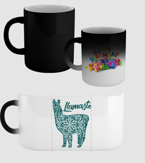 Lamaste unicolor model negru pe tricou