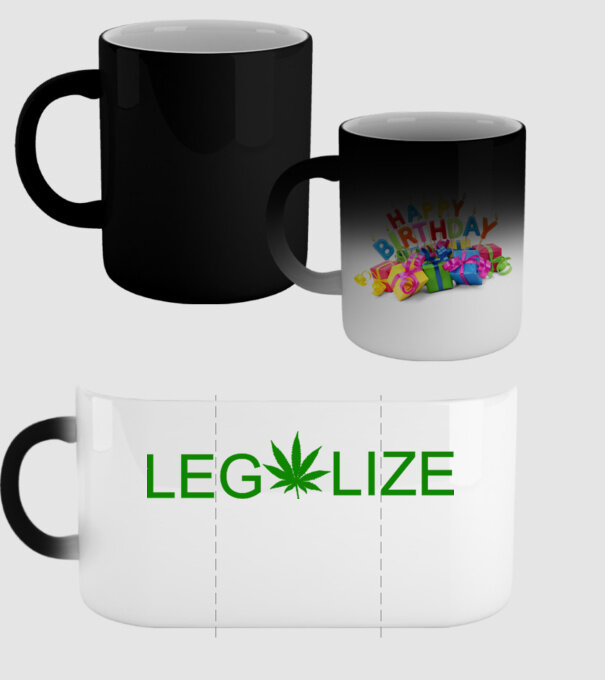 Legalize model negru pe tricou