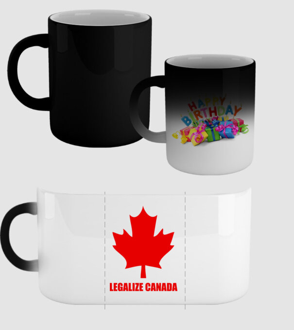 Legalize Canada model negru pe tricou