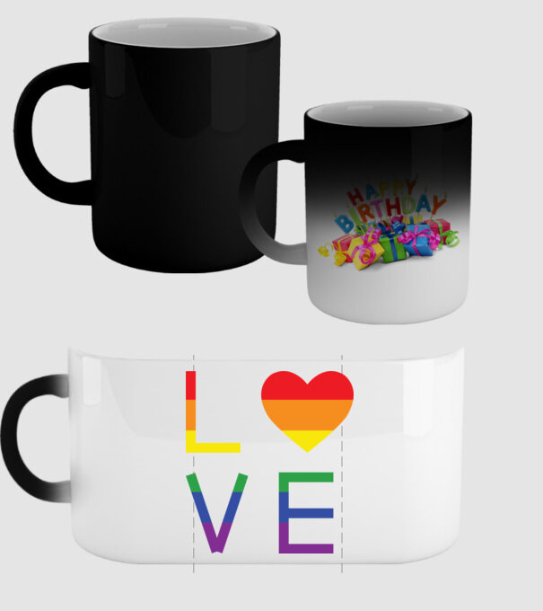 love lgbtq model negru pe tricou