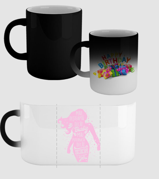 Mai deșteaptă decât Barbie, mai puternică decât Ken model negru pe tricou