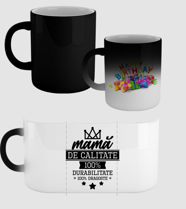 mamă de calitate, 100% durabilitate 100% dragoste model negru pe tricou
