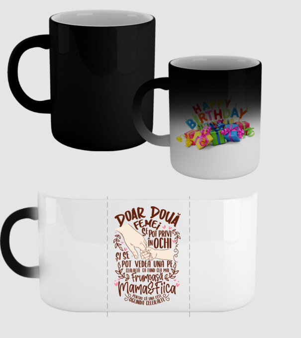 doar două femei se pot privi în ochi și se pot vedea una pe cealaltă ca fiind cea mai frumoasă - mama&fiica - pentru că una este model negru pe tricou
