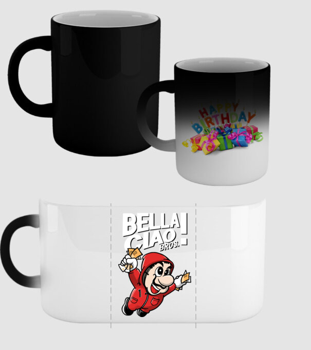 mario la casa de papel model negru pe tricou