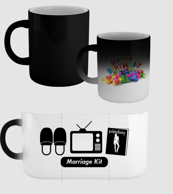 Marriage kit model negru pe tricou