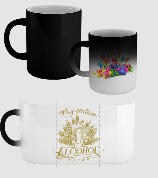 May contain alcohol2 model negru pe tricou