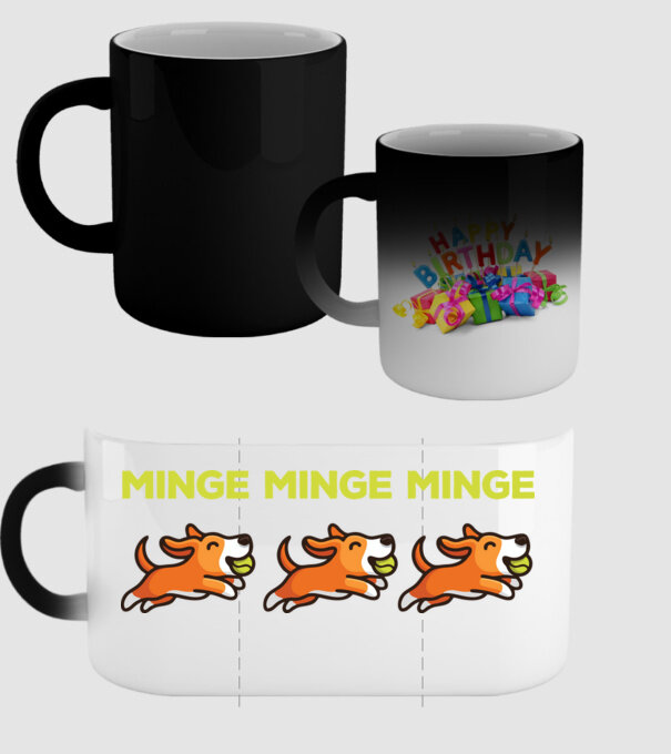 MINGE MINGE MINGE model negru pe tricou