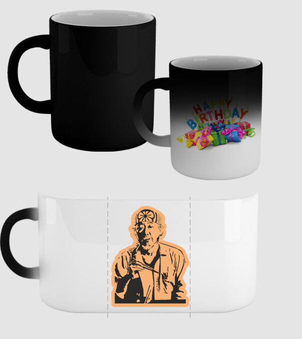 Mister miyagi cobra kai model negru pe tricou