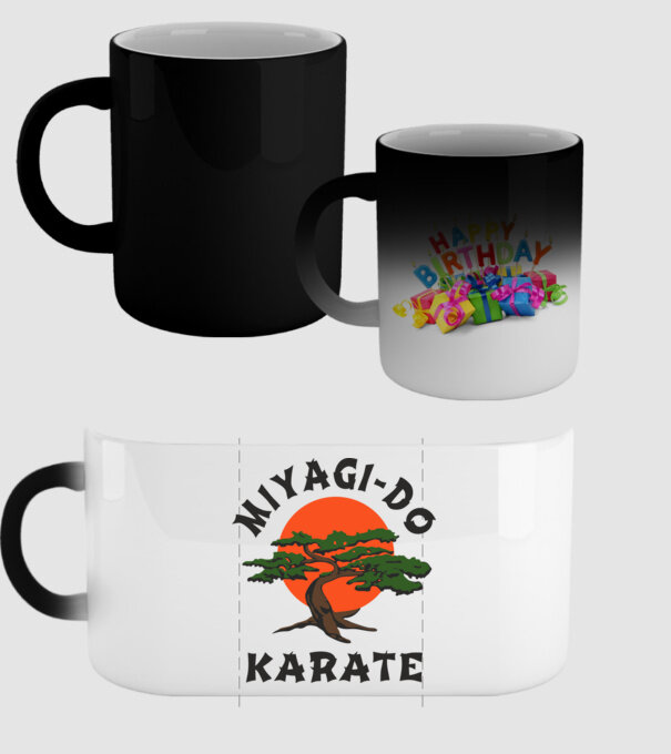 Miyagi-do karate cobra kai model negru pe tricou