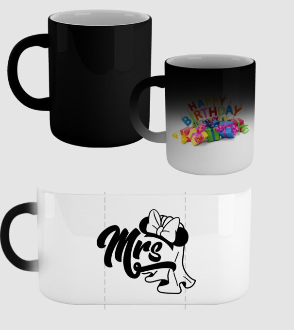 Mrs Mouse model negru pe tricou