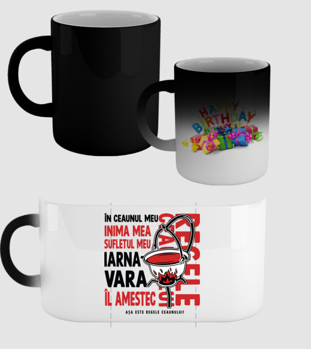 În ceaunul meu - Inima mea - Sufletul meu - Iarna - Vara - Îl amestec - Așa este regele ceaunului! - Regele ceaunului model negru pe tricou