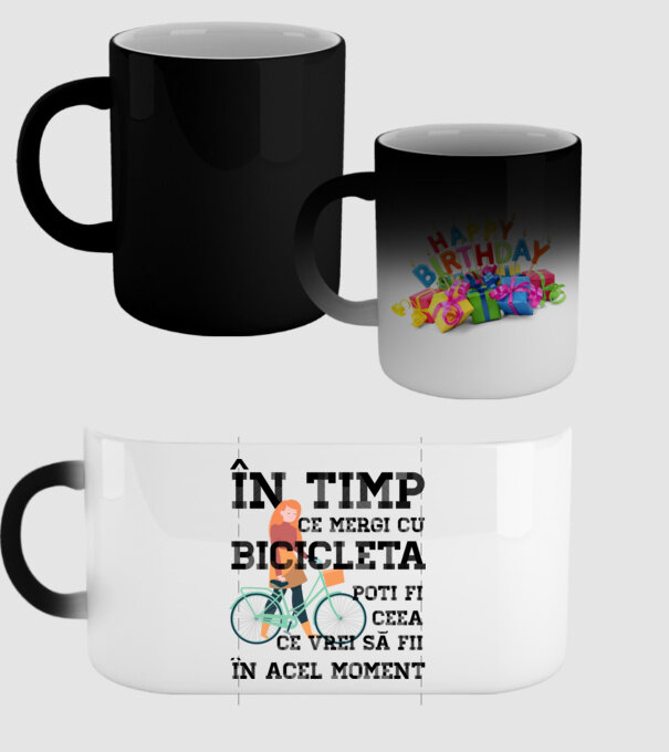 în timp ce mergi cu bicicleta poți fi ceea ce vrei să fii - în acel moment model negru pe tricou