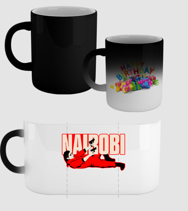nairobi la casa de papel model negru pe tricou