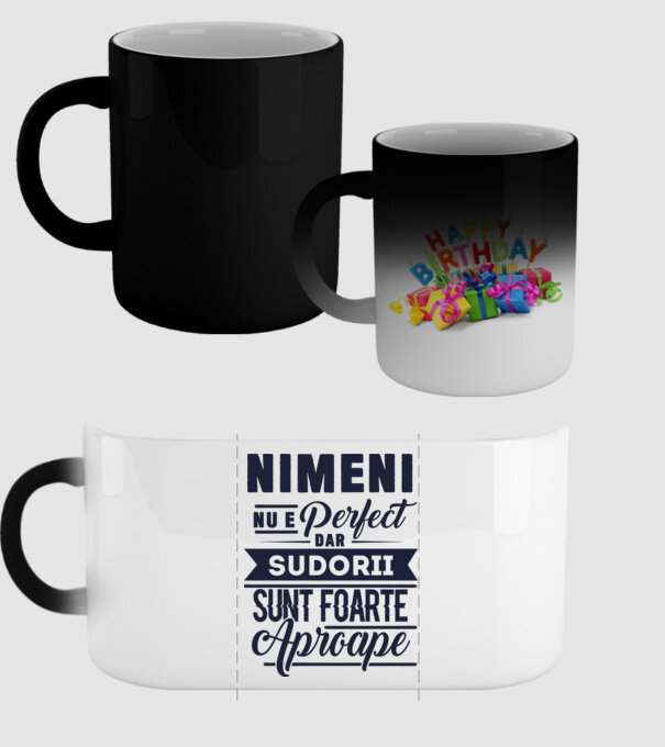 Nimeni nu e perfect, dar sudorii sunt foarte aproape model negru pe tricou