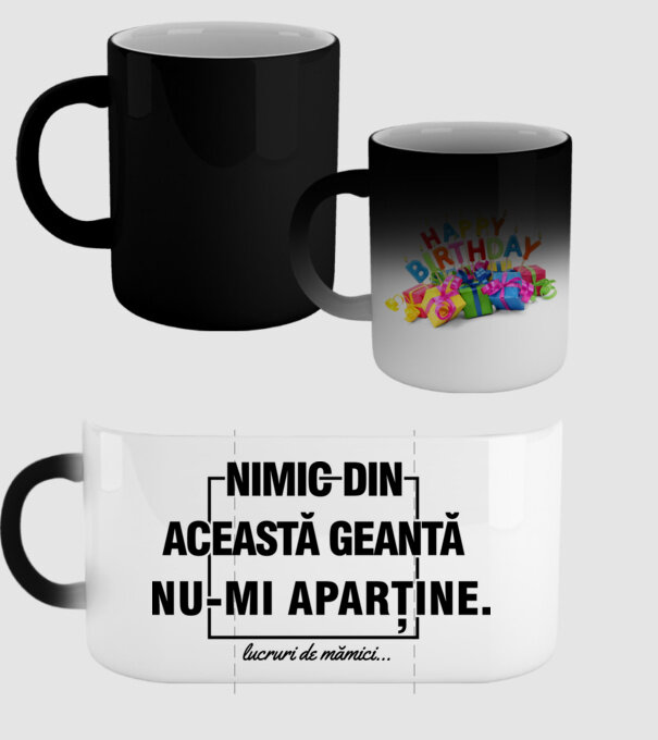 Nimic din această geantă nu-mi aparține. lucruri de mămici... model negru pe tricou