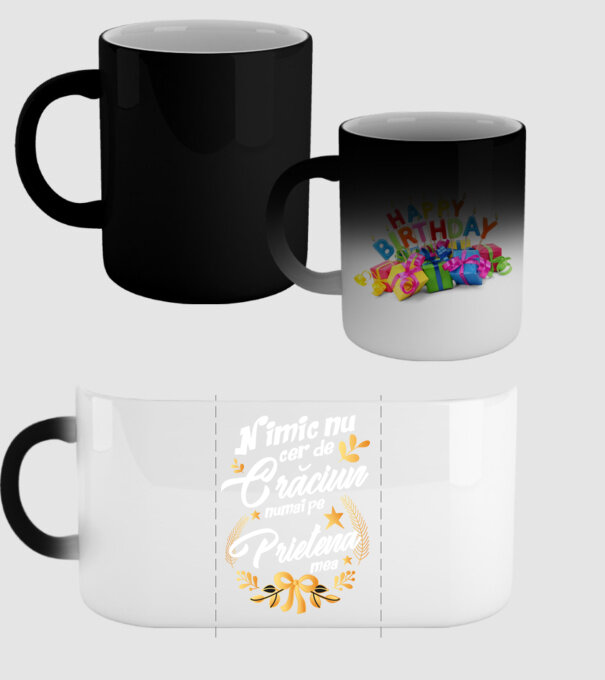 nimic nu cer de Crăciun, numai pe prietena mea model negru pe tricou
