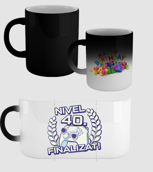Nivel 40 finalizat! model negru pe tricou