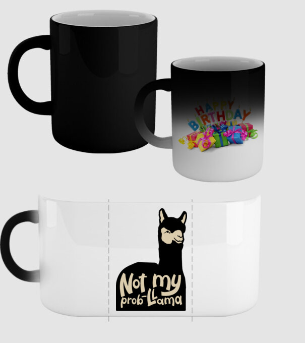 Not my problama model negru pe tricou