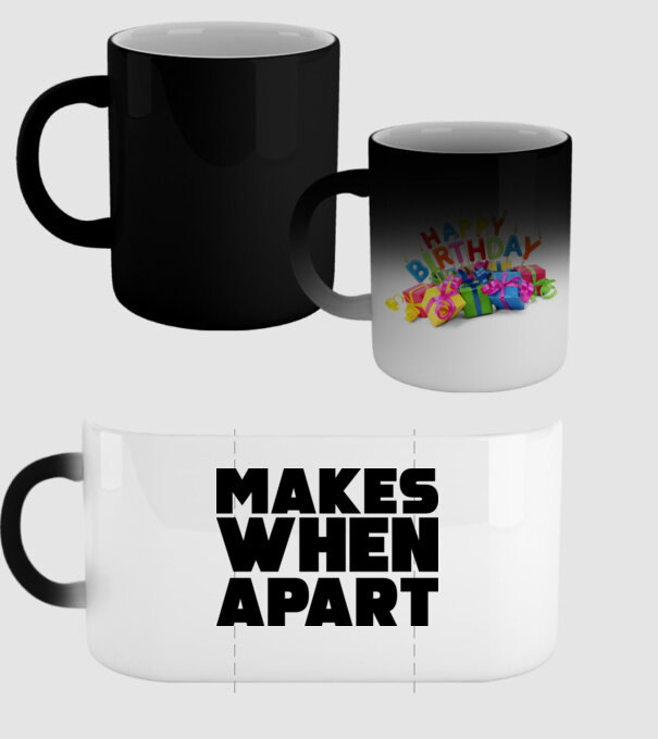 Cuplu Nothing makes sense... model negru pe tricou