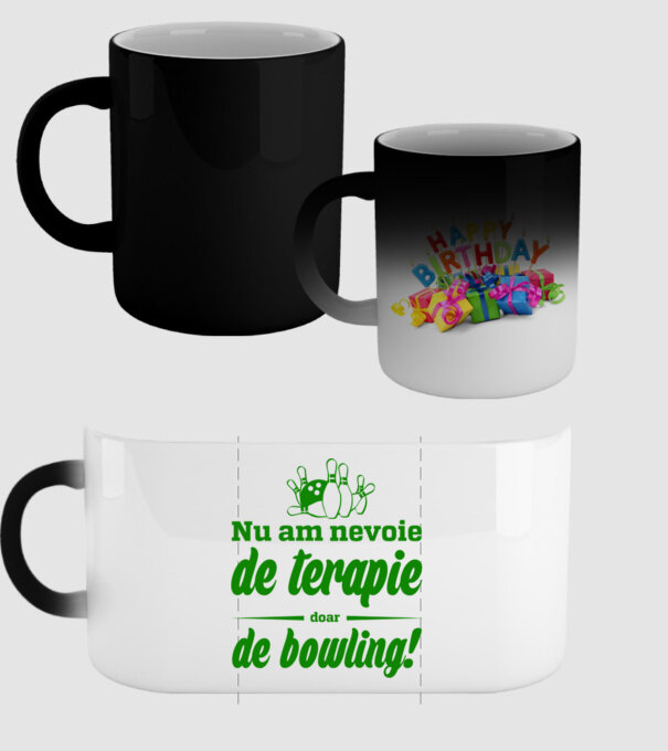 nu am nevoie de terapie doar de bowling model negru pe tricou