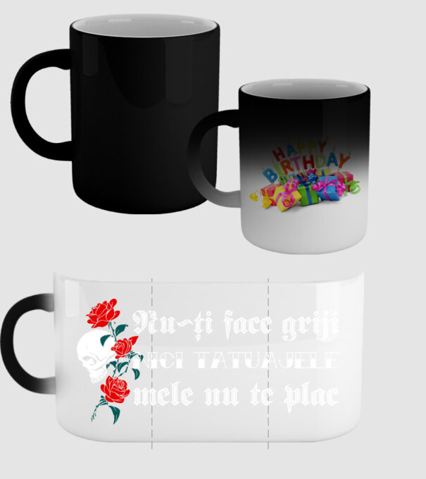 Nu-ți face griji, nici tatuajele mele nu te plac model negru pe tricou