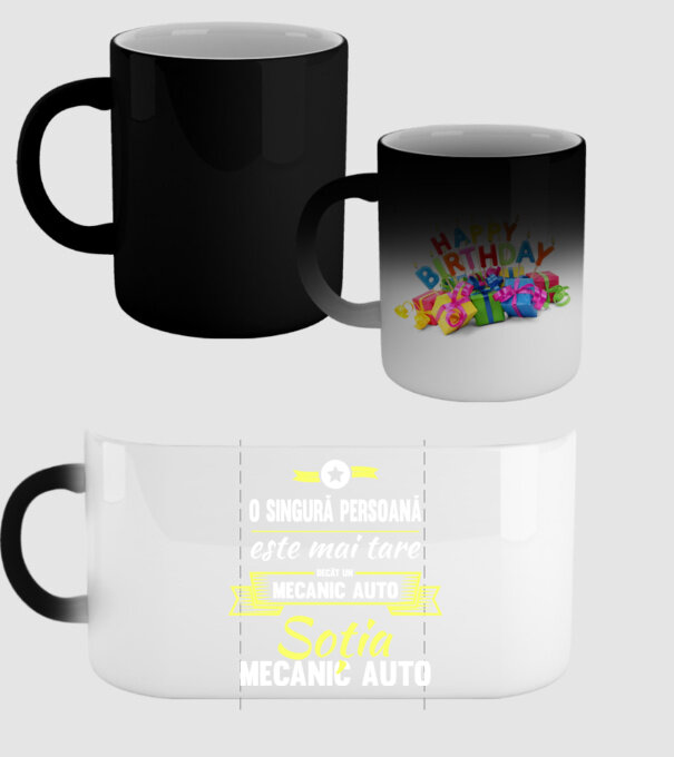 O singură persoană este mai tare decât un mecanic auto, soția mecanicului auto model negru pe tricou