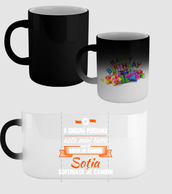 O singură persoană este mai tare decât un șofer de camion, soția șoferului de camion model negru pe tricou