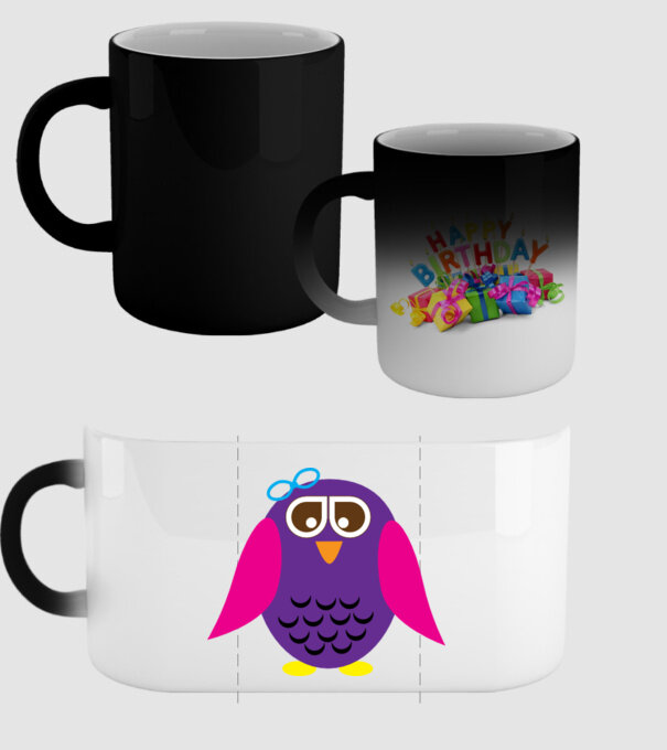 Owl model negru pe tricou
